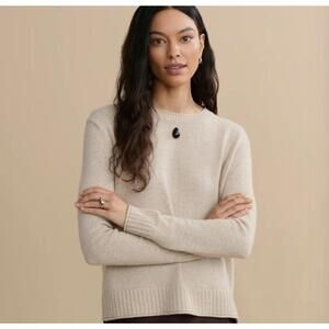 Jenni Kayne Everyday Sweater Oatmeal XS NWT